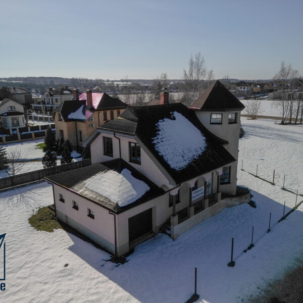 Privātmājas aerofoto: skats Nometņu ielas Ruģeļi, Daugavpils.