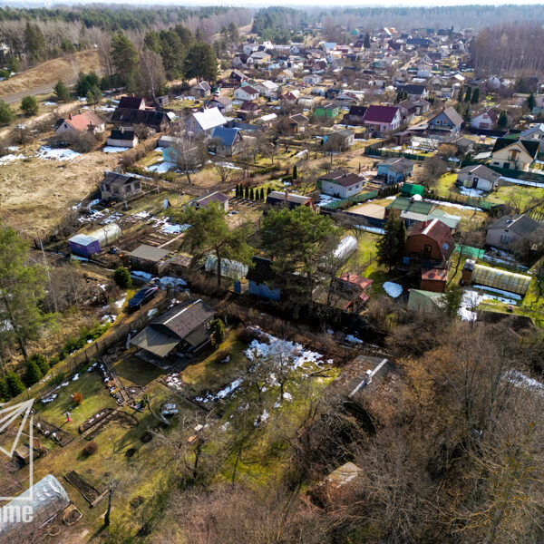 Дачный кооператив Медикис, Даугавписл. Вид с высоты притьего полёта.